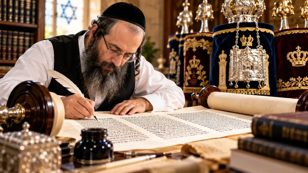 How Torah Scrolls Are Written, Checked, and Preserved
